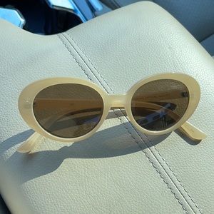 Beige sunglasses